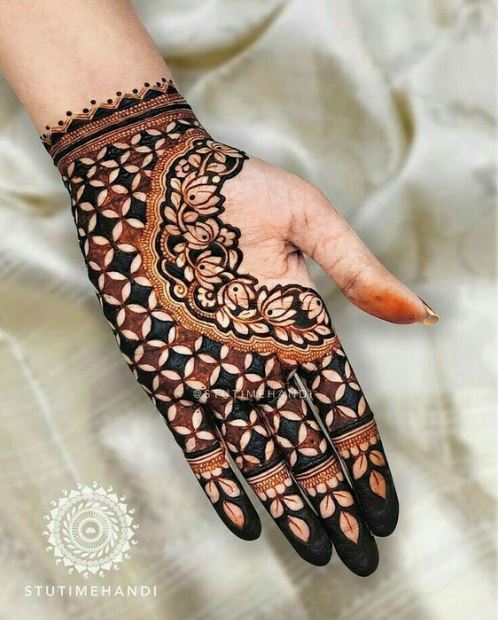 Latest Floral Henna Design