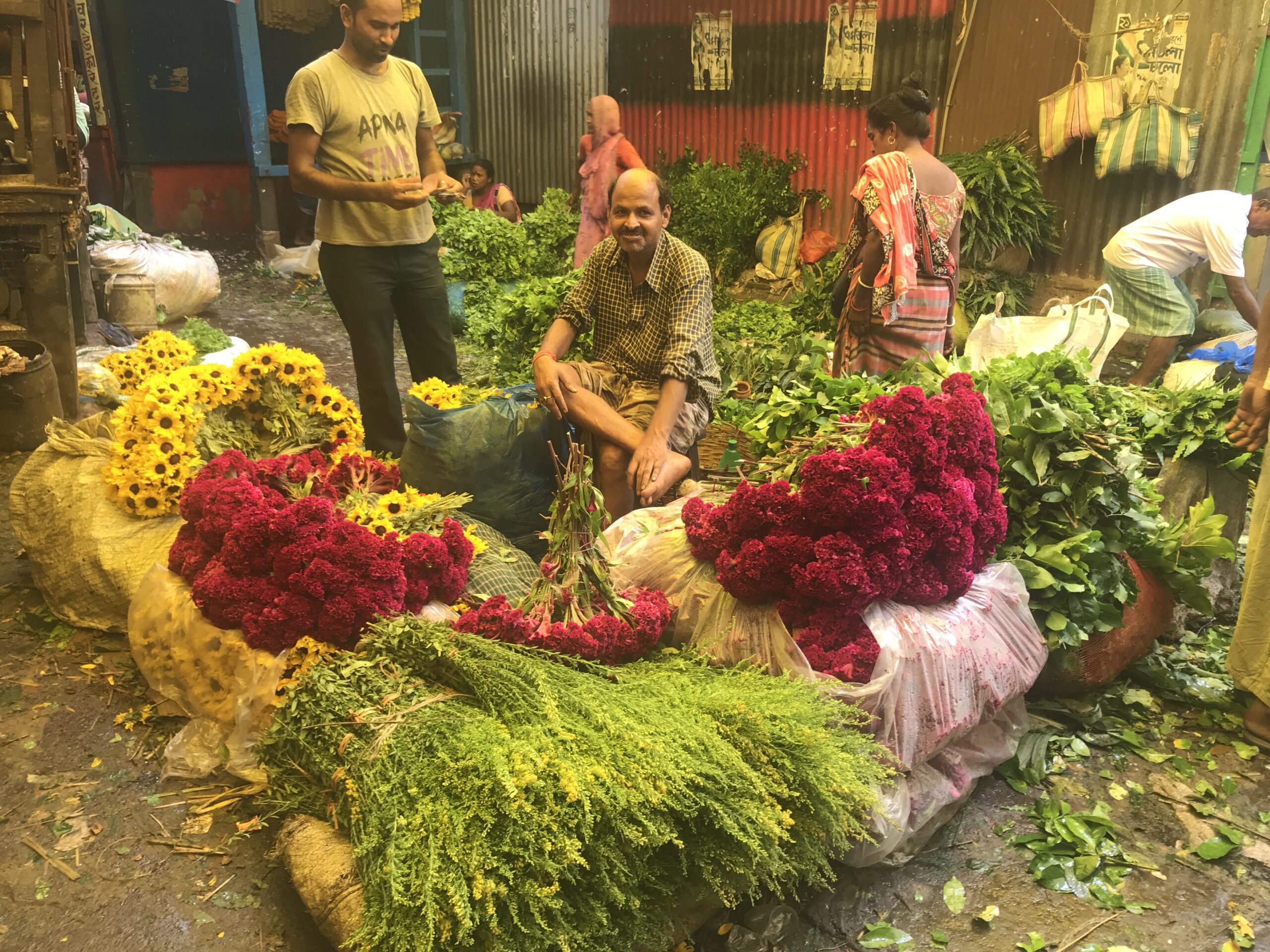 Mallick Ghat Flower Market Kolkata