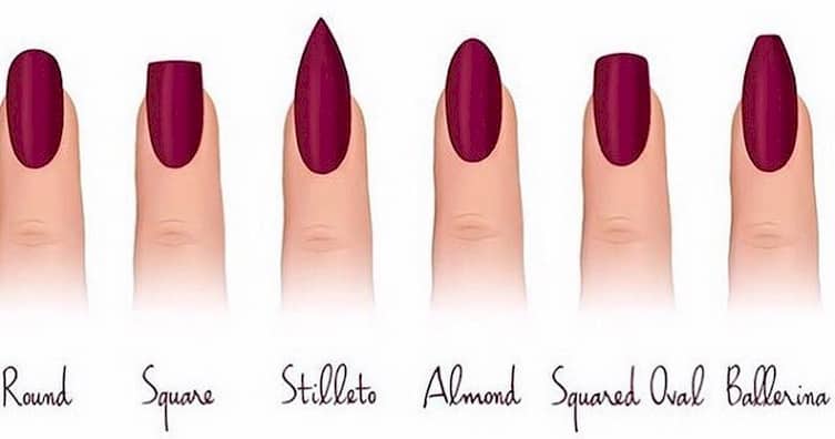 Different Types of Nail Shapes