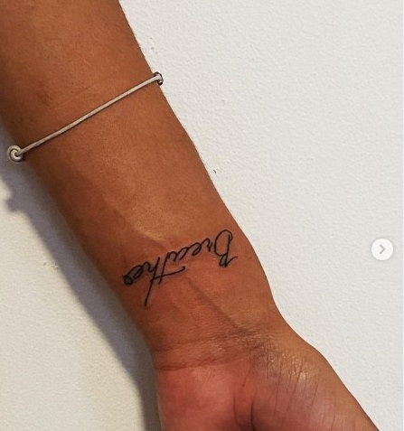 Script Font Small Tattoo